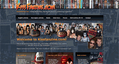 Desktop Screenshot of kissfanzine.com